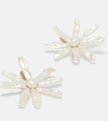 Earrings with freshwater pearls | Simone Rocha