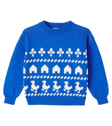 Pullover Farm in jacquard di cotone | Bobo Choses