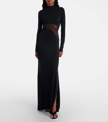90 velvet thong sandals | Alaïa