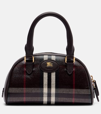Highlands Mini jacquard tote bag | Burberry