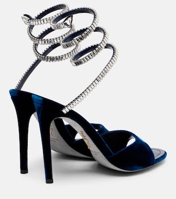 Spark 105 embellished velvet sandals | Rene Caovilla