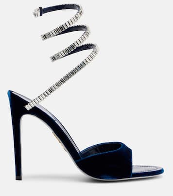 Spark 105 embellished velvet sandals | Rene Caovilla