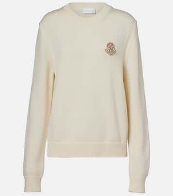 Pull en laine vierge à logo | Moncler