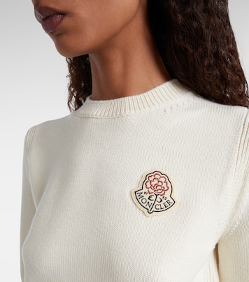 Logo virgin wool sweater | Moncler
