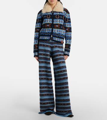 Cardigan intarsia en laine vierge | Stella McCartney