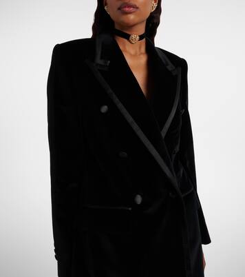 Smokingjacke aus Samt | Dolce&Gabbana