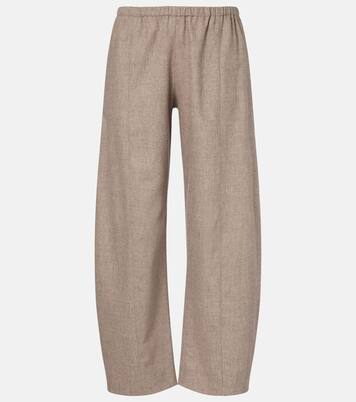 Clover cotton wide-leg pants | Khaite
