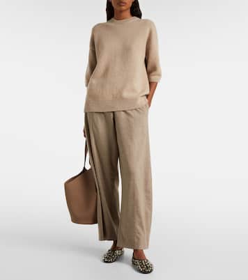 Clover cotton wide-leg pants | Khaite