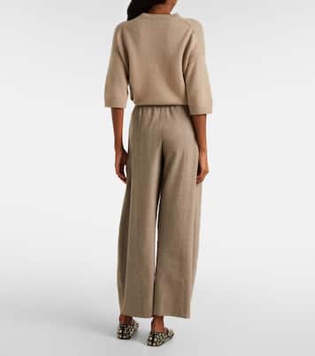 Clover cotton wide-leg pants | Khaite