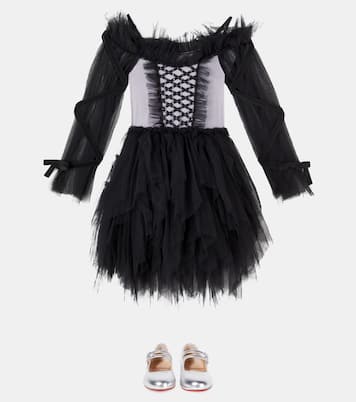 Witching Hour velvet-trimmed tulle dress | Tutu Du Monde