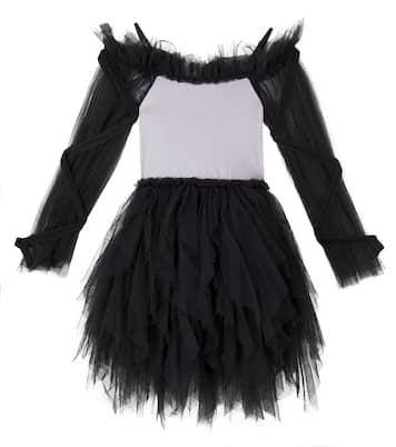 Witching Hour velvet-trimmed tulle dress | Tutu Du Monde