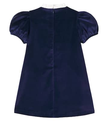 Clara cotton velvet dress | La Coqueta