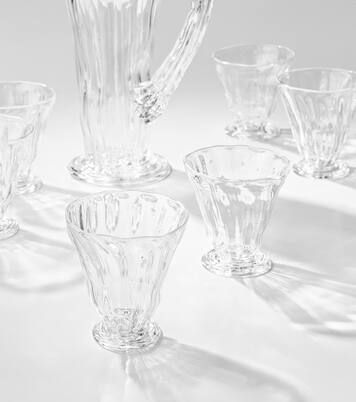 Set of 6 crystal tumblers | Alexander Kirkeby