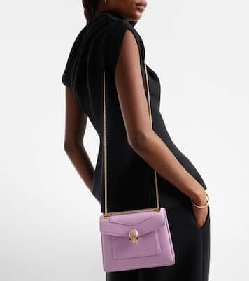 Serpenti Forever Small leather crossbody bag | Bvlgari