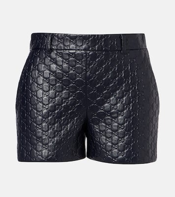 Shorts GG aus Leder | Gucci