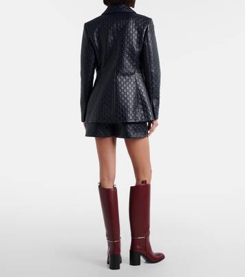 Shorts GG aus Leder | Gucci