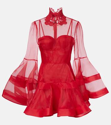 Rebellion silk minidress | Zimmermann