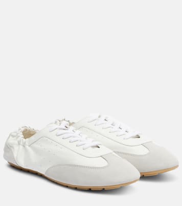 Lewis leather and suede sneakers | Saint Laurent