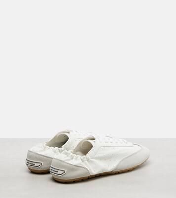 Lewis leather and suede sneakers | Saint Laurent