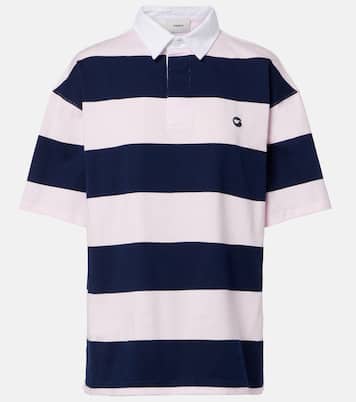 Striped cotton polo shirt | Coperni