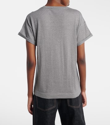 Cashmere and silk-blend T-shirt | Brunello Cucinelli