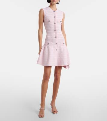 Embellished pointelle minidress | Self-Portrait