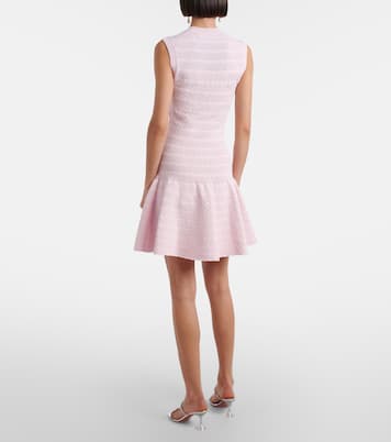 Embellished pointelle minidress | Self-Portrait