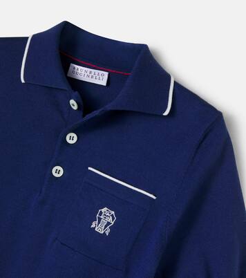 Wool polo shirt | Brunello Cucinelli Kids