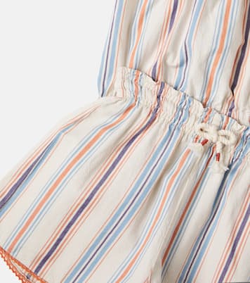 Ava striped cotton top and shorts set | Cozmo