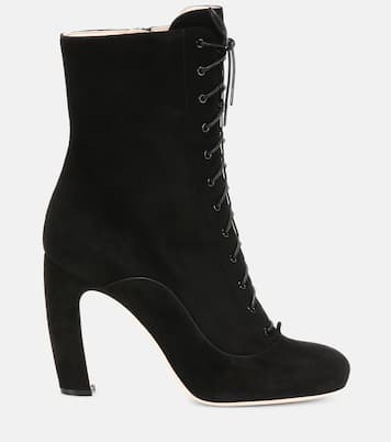 Stivaletti in suede | Miu Miu