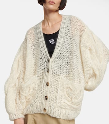 Mohair-blend cardigan | Loewe