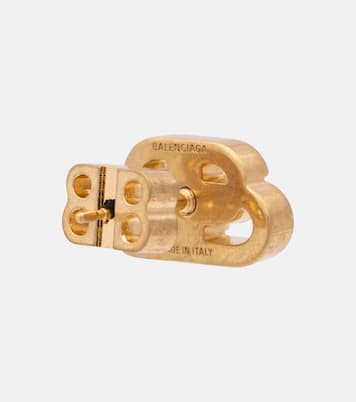 Boucles d'oreilles BB Stud XS en plaqué or | Balenciaga