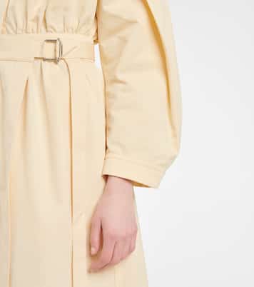 Cotton and silk midi dress | Jil Sander