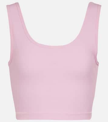 Crop top en mezcla de punto | Wardrobe.NYC
