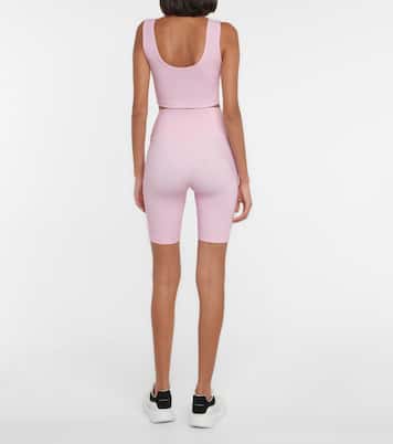 Crop top en mezcla de punto | Wardrobe.NYC
