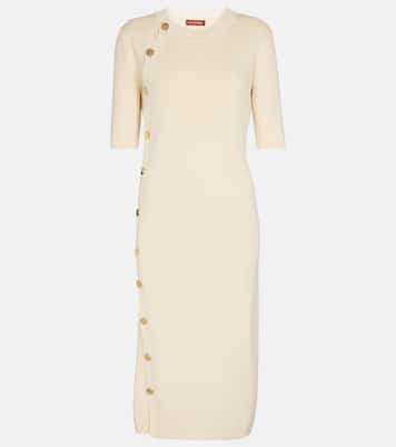 Vestido midi Minamoto de punto | Altuzarra