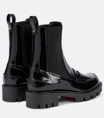 Montezu皮革及踝靴 | Christian Louboutin