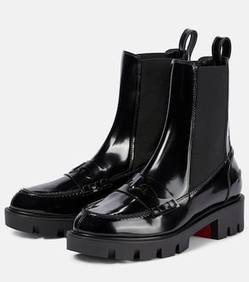 Montezu皮革及踝靴 | Christian Louboutin