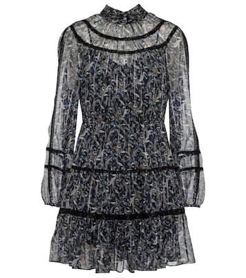 Robe Rahla en soie mélangée | Veronica Beard