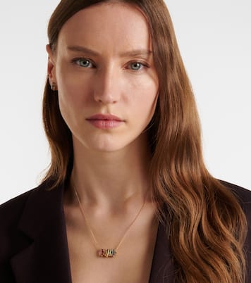 Collier en or 14 ct avec diamants et pierres | Suzanne Kalan