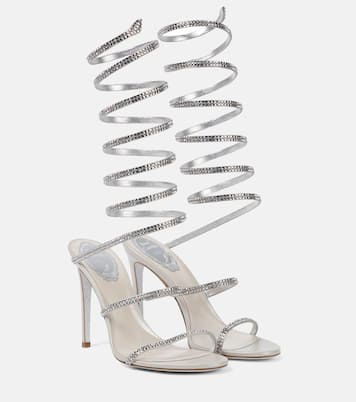 Verzierte Sandalen Supercleo aus Leder | Rene Caovilla
