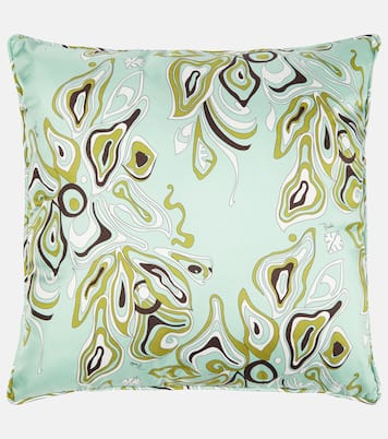 Printed silk cushion | Pucci