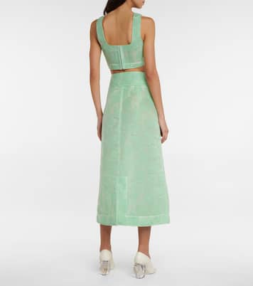 Jacquard bralette | Jil Sander