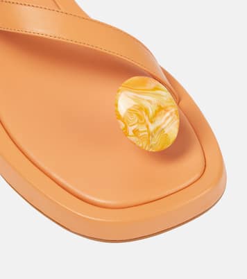x GIA/RHW - Sandali infradito Rosie in pelle | Gia Borghini