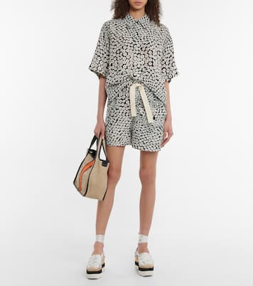 Floral silk shirt | Stella McCartney