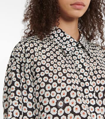 Floral silk shirt | Stella McCartney