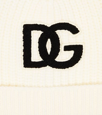 Logo virgin wool beanie | Dolce&Gabbana Kids