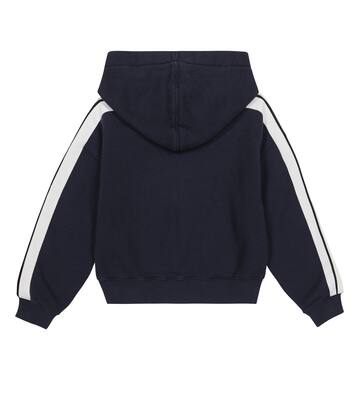 Logo track cotton hoodie | Palm Angels Kids