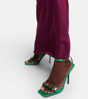 Sienna embellished satin sandals | The Attico