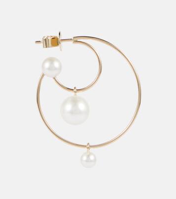 Boucle d’oreille unique Bain Perle en or 14 ct et perles | Sophie Bille Brahe
